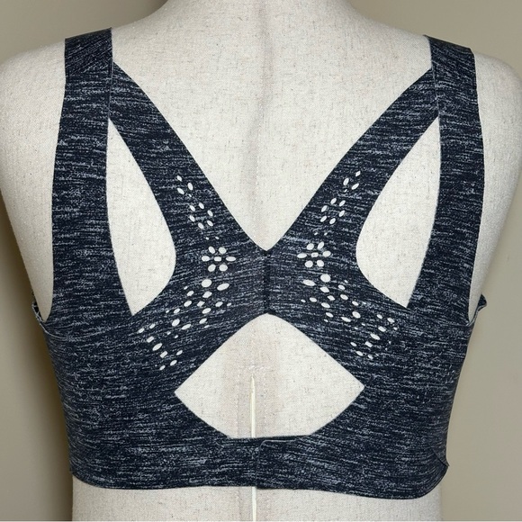 Victoria Sport Bra 36DD Angel Max High Impact Black Gray Criss Cross Back - Picture 1 of 8